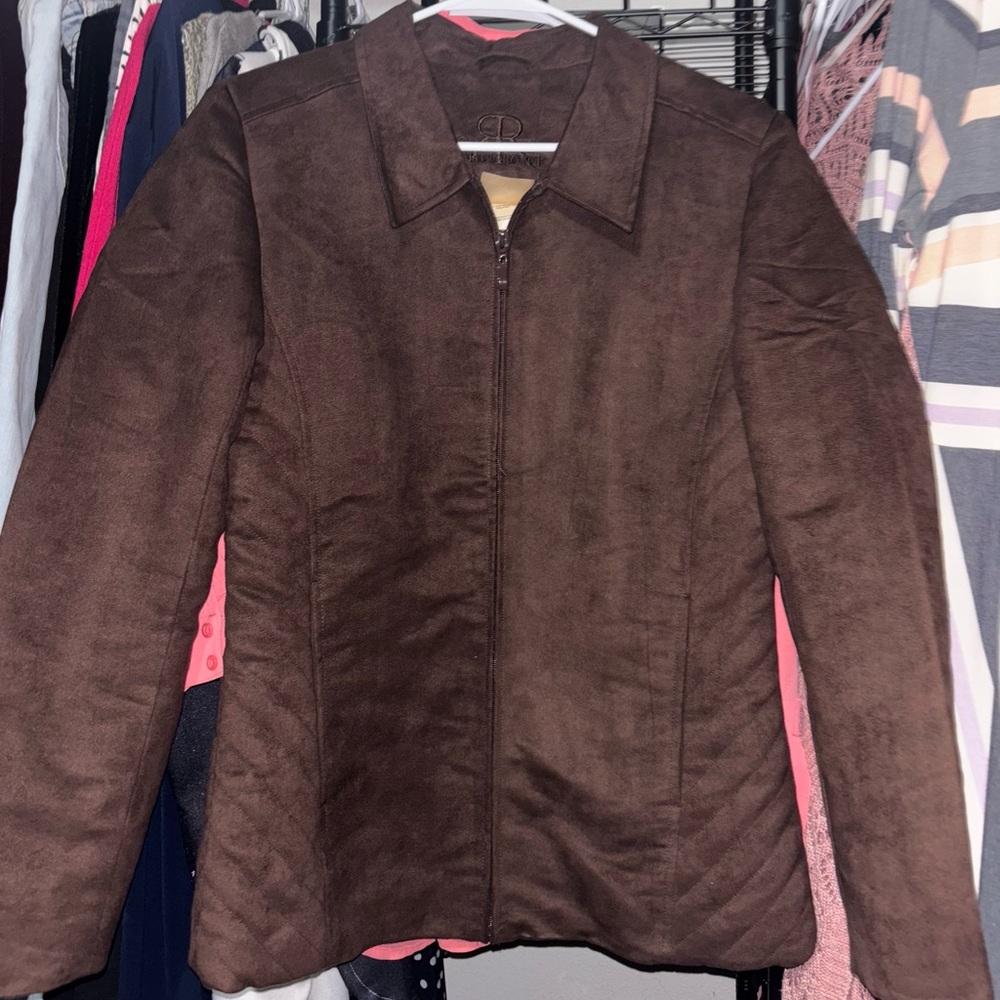 Elegant Brown Women's Blazer